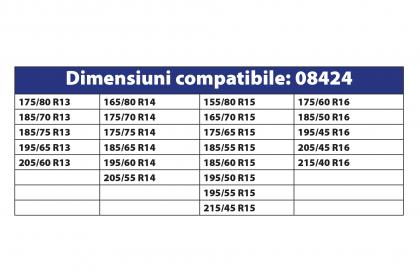 LANTURI ANTIDERAPANTE TIP ROMB 9MM AUTOTURISM PC1 64(2BUC)