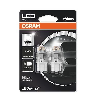 SET 2 BECURI LED EXTERIOR 12V (W21W) COOL WHITE LEDriving PREMIUM BLI OSRAM