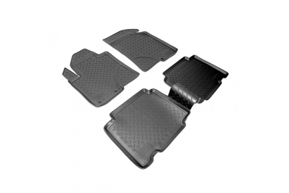 SET COVORASE AUTO CAUCIUC FIT HYUNDAI IX55 (EN) (2008-) - 5 PCS