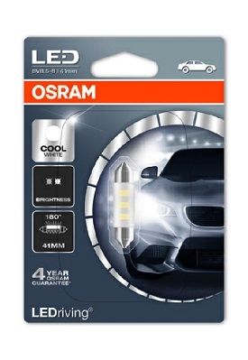 BEC LED INTERIOR 12V (C5W) COOL WHITE 41MM LEDriving STANDARD BLI 1 BUC OSRAM