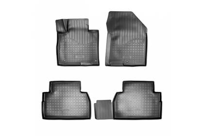 SET COVORASE AUTO CAUCIUC FIT HYUNDAI SANTA FE (TM) 3D (2018-) (5 LOCURI) - 5 PCS