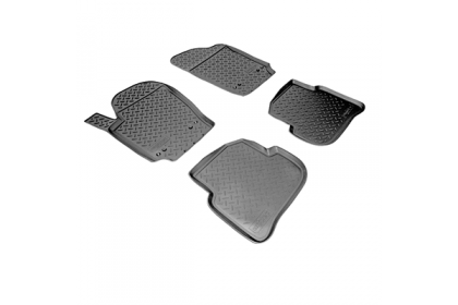 SET COVORASE AUTO CAUCIUC FIT VOLKSWAGEN POLO (SD) (2010-) - 4 PCS