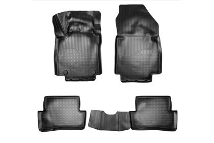 SET COVORASE AUTO CAUCIUC FIT SKODA KAROQ 3D (2017-) - 5 PCS