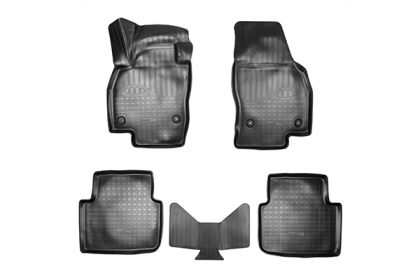 SET COVORASE AUTO CAUCIUC FIT SKODA SCALA 3D (2019-) - 5 PCS