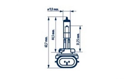 BEC FAR H27W/2 12V PGJ13 27W NARVA