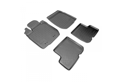 SET COVORASE AUTO CAUCIUC FIT DACIA SANDERO (2009-) - 4 PCS