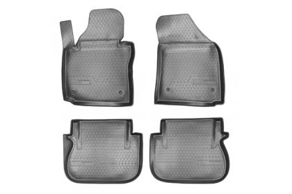 SET COVORASE AUTO CAUCIUC FIT VOLKSWAGEN CADDY III (2004-2015)  VOLKSWAGEN CADDY IV (2015-) (2 PORTIERE CULISANTE) - 4 PCS