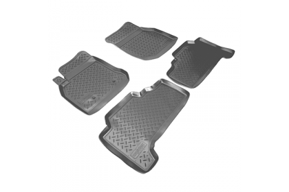 SET COVORASE AUTO CAUCIUC FIT TOYOTA LC-100 (J10) (1998-2007) (5 LOCURI)  LEXUS LX 470 (UZJ100) (1998-2007) (5 LOCURI) - 4 PCS