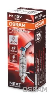 BEC 12V H1 55 W NIGHT BREAKER LASER +150% OSRAM