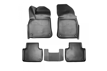 SET COVORASE AUTO CAUCIUC FIT VOLKSWAGEN TOUAREG III 3D (2018-) - 5 PCS