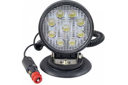 PROIECTOR DE LUCRU CU LED. ROTUND. LUMINA CONCENTRATA. BAZA MAGNETICA