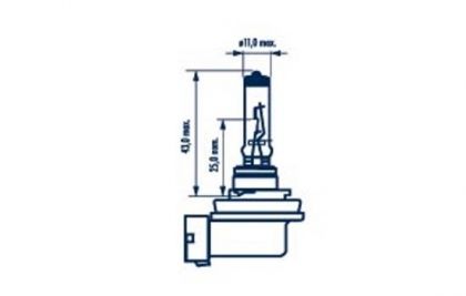 BEC FAR H11 12V 55W LONG LIFE NARVA