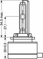 BEC XENON 85V D1S 4150 K XENARC ORIGINAL OSRAM