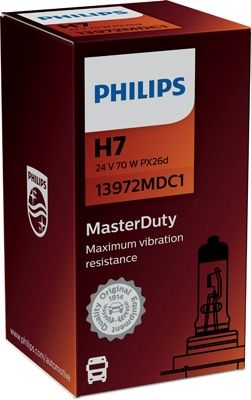 H7 MASTER DUTY 24V 70W PHILIPS (CUTIE)