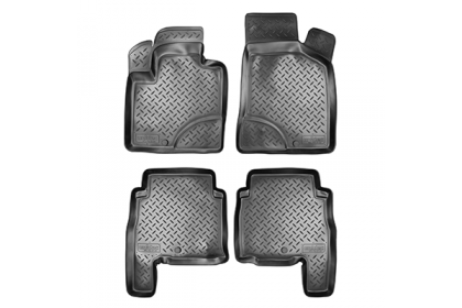 SET COVORASE AUTO CAUCIUC FIT HYUNDAI SANTA FE (CM) (2006-2010) - 4 PCS