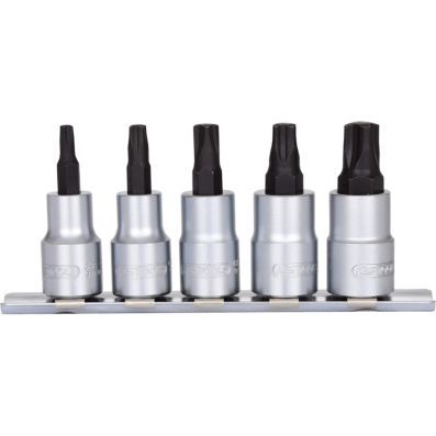 SET BITI 3/8 PENTRU SURUBURI TORX MTS MORTORQ. 5 PIESE