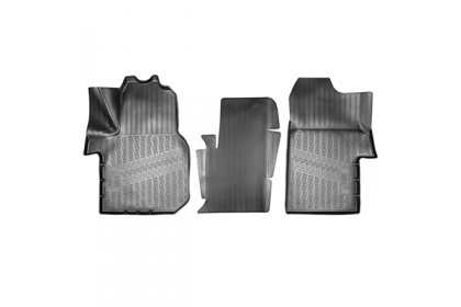 SET COVORASE AUTO CAUCIUC FIT VOLKSWAGEN CRAFTER II (LT4) 3D (2016-) - 3 PCS