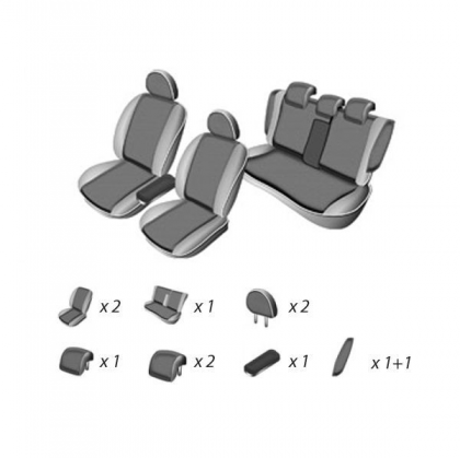 SET HUSE SCAUN TOYOTA AVENSIS 2002 - 2008 (BANCHETA FRACTIONATA)