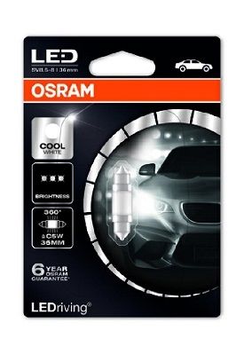 BEC LED INTERIOR 12V (C5W) COOL WHITE 6000K LEDriving PREMIUM BLI 1 BUC OSRAM