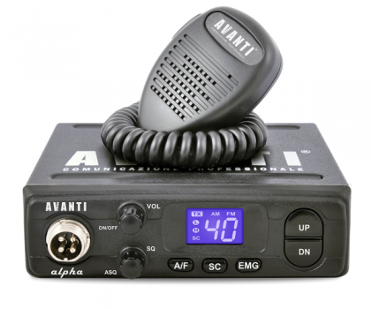 STATIE RADIO CB AVANTI ALPHA 4W  (include taxa de timbru verde)