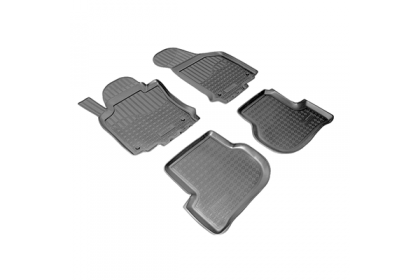 SET COVORASE AUTO CAUCIUC FIT SKODA OCTAVIA II (A5) (2004-2013) - 4 PCS