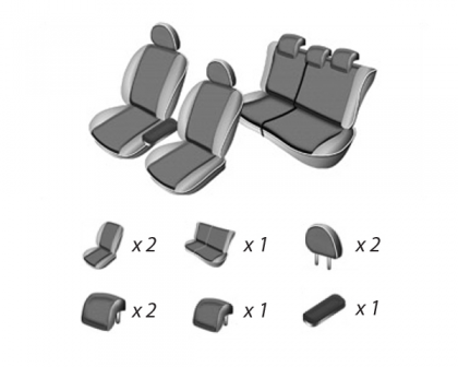 SET HUSE SCAUN FORD FOCUS III HATCHBACK 2010