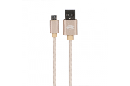 CABLU DE DATE PREMIUM MICRO USB GOLD 1M