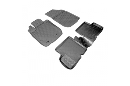 SET COVORASE AUTO CAUCIUC FIT DACIA DUSTER (4WD) (2011-)  NISSAN TERRANO (4WD) (2014-) - 5 PCS