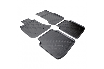 SET COVORASE AUTO CAUCIUC FIT BMW 7 (F02) (LONG) (2008-2015) - 4 PCS