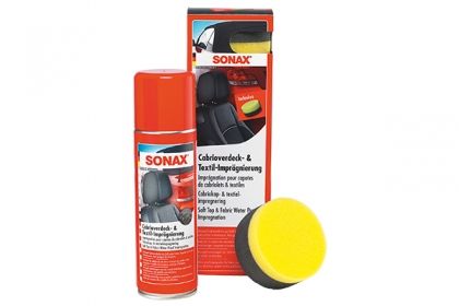 SOLUTIE IMPERMEABILIZARE PENTRU CAPOTE CONVERTIBILE SI MATERIALE TEXTILE 300ML SONAX