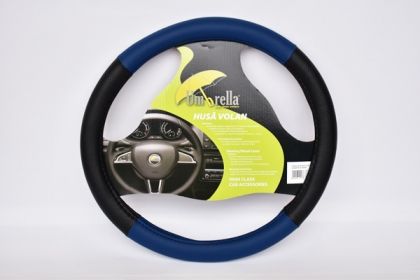 HUSA VOLAN  ALBASTRU SI NEGRU