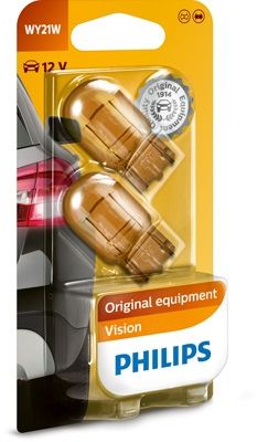 SET 2 BECURI FARA SOCLU 12 V WY21W WX3X16d PHILIPS