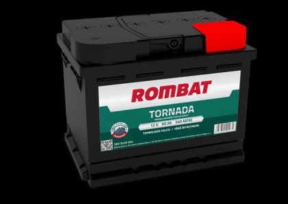 ACUMULATOR ROMBAT TORNADA 60AH 540A 242X175X190 +DR