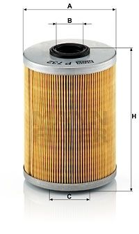 FILTRU COMBUSTIBIL P 732X