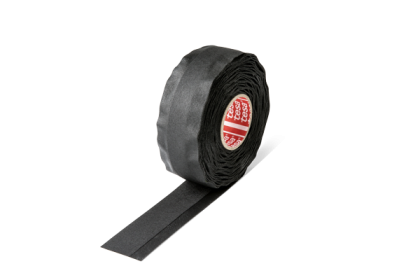 BANDA TEXTILA CABLAJE NEAGRA  25M/19MM - REZISTENTA 150C