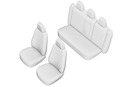 SET HUSE SCAUN AUDI A-4 (B5) 1994-2001 (BANCHETA FRACTIONATA)