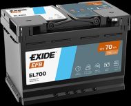 BATERIE  EFB 70AH 760A 278X 175X190 +DR