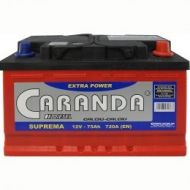 Baterie auto 12V 75Ah 720A – CARANDA SUPREMA