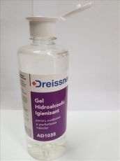 Gel Hidroalcoolic Igienizant Maini cu Alcool 70% Dreissner 500ml  CU POMPITA
