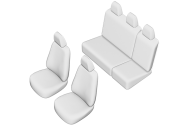 SET HUSE SCAUN FIAT DOBLO PANORAMA 5 LOCURI 2006-2013 (BANCHETA FRACTIONATA)